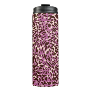 Leopardenmuster, Leopardrucke, Tierdruck, Thermosbecher