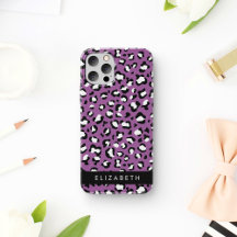 Leopardenmuster, Spots, Lila Leopard, Ihr Name