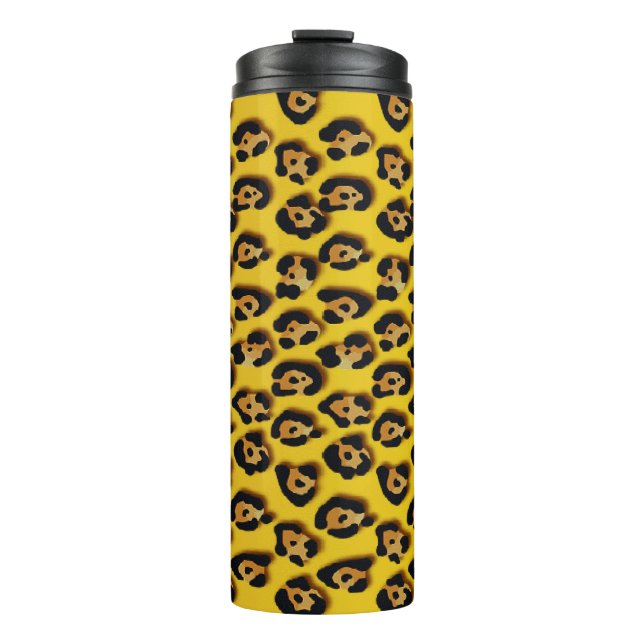 Leopardenmuster Thermosbecher (Vorderseite)