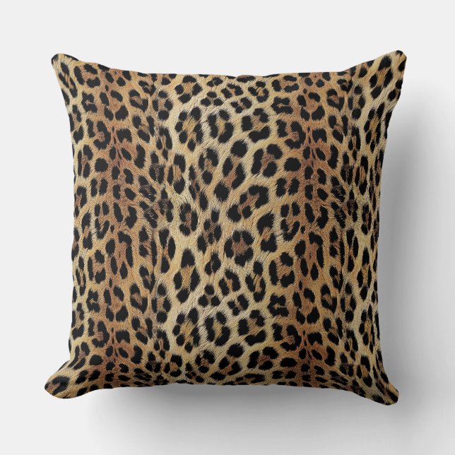 Leopardenmuster, Tiger, Leopardenhaut, Kissen (Vorderseite)