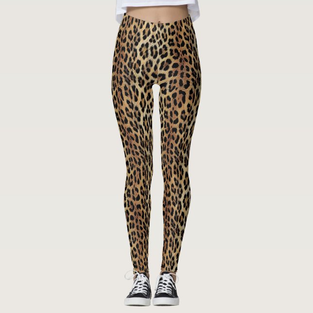 Leopardenmuster, Tiger, Leopardenhaut, Leggings (Vorderseite)