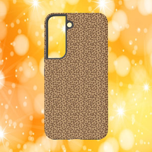 Leopardenmusterdruck braun samsung galaxy hülle