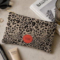 Leopardenprint-Accessoire-Tasche | Stilvolle Schmi