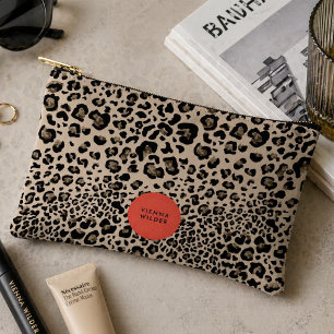 Leopardenprint-Accessoire-Tasche   Stilvolle Schmi Zubehörtasche
