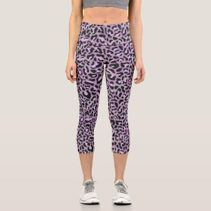 Leopardenprint-Capri-Leggings Capri Leggings