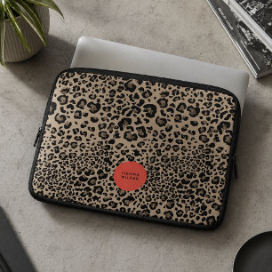 Leopardenprint-Laptop-Hülle   Neopren-Schutzhülle Laptopschutzhülle