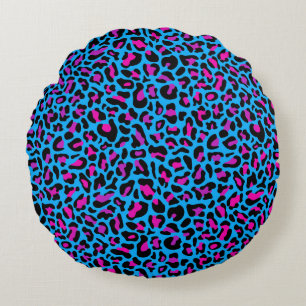 Leopardenprint-Rundkissen Rundes Kissen