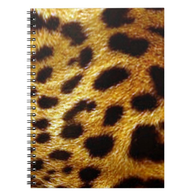 Leopardenschrift Notizblock (Vorderseite)