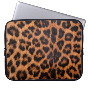 Leopardenstruktur: Naher Leopardenfleck Laptopschutzhülle