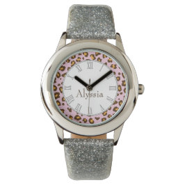 Leopardenuhr Armbanduhr