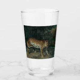 Leopardess (von Jean-Baptiste Oudry) Glas