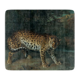 Leopardess (von Jean-Baptiste Oudry) Schneidebrett