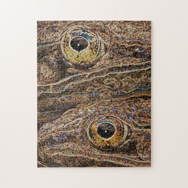 Leopardfrogsch Pop-Art (Vertikal)