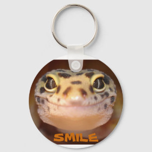 Leopardgecko-Lächeln-Schlüsselanhänger Schlüsselanhänger