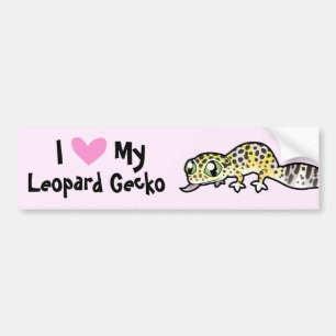 Leopardgecko-Liebe Autoaufkleber