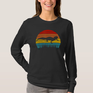 Leopardgecko Reptilienhalter Gecko Retro T-Shirt