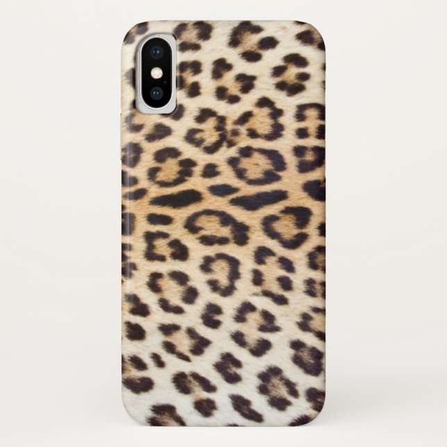 Leopardhaar Case-Mate iPhone Hülle (Rückseite)