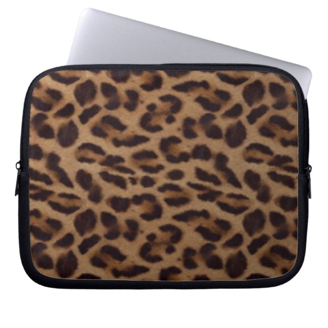 Leopardhautillusions-Laptophülse Laptopschutzhülle (Vorderseite)