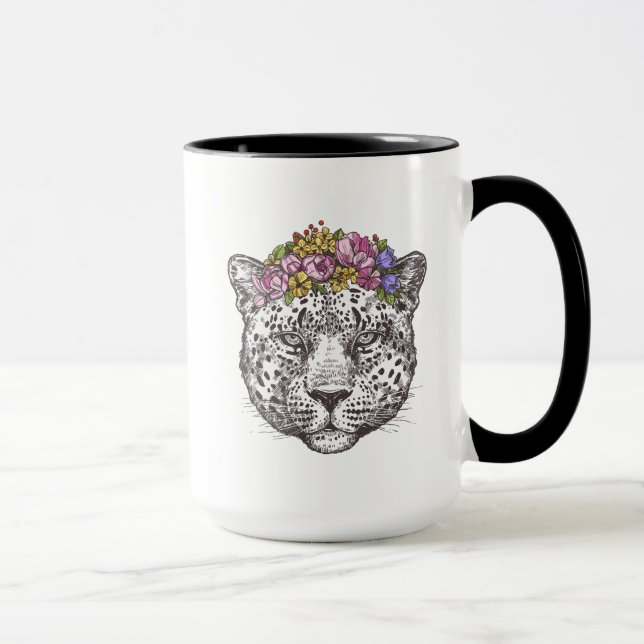 Leopardhippie-Chic Tasse (Rechts)