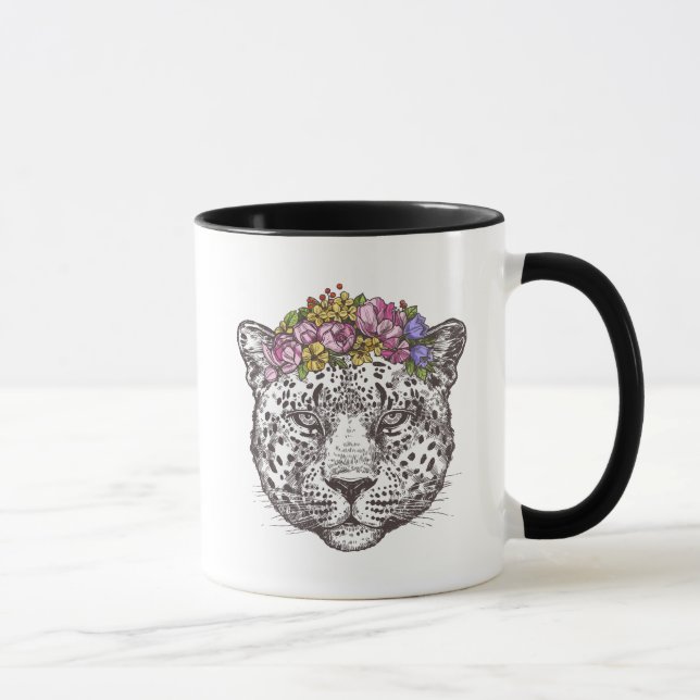 Leopardhippie-Chic Tasse (Rechts)