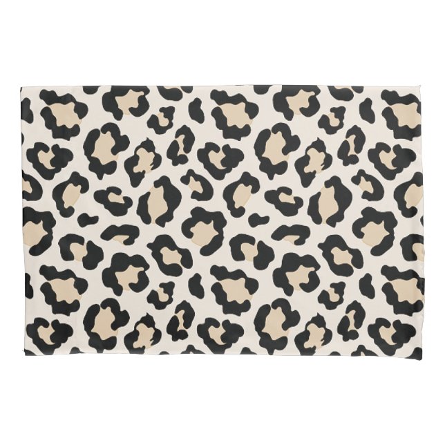 Leopardruck Kissenbezug (Vorderseite)