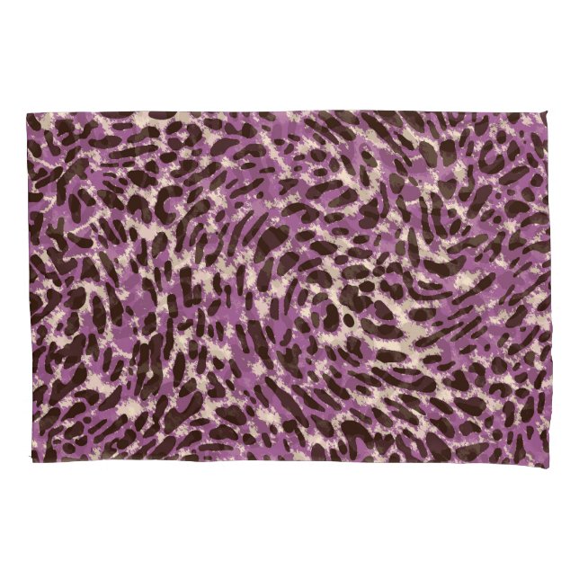 Leopardrucke, klassisches Tiermuster. Kissenbezug (Vorderseite)