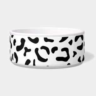 Leopardrucke, Leoparden, Schwarz und Weiß Napf