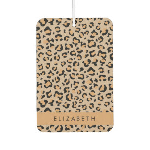 Leopardrucke, Spots, Braunleopard, Ihr Name Autolufterfrischer