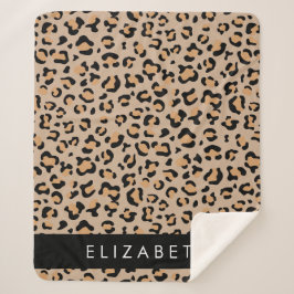 Leopardrucke, Spots, Braunleopard, Ihr Name Sherpadecke