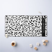 Leopardrucke, Spots, Schwarzweiß, Ihr Name