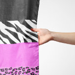 Leopardrucke, Zebra Print, Tierdruck, Rosa Schal<br><div class="desc">Elegantes,  stilvolles und raffiniertes Leoparden- und Zebramuster in rosa Farbe. Modernes und trendiges Geschenk,  perfekt für den Liebhaber von Tierdrucken in Ihrem Leben.</div>