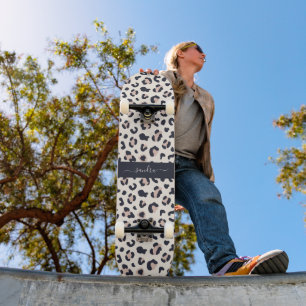 Leopardruckpink Skateboard
