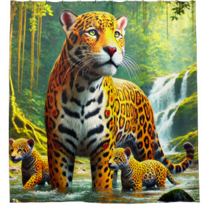 Leopards Duschvorhang