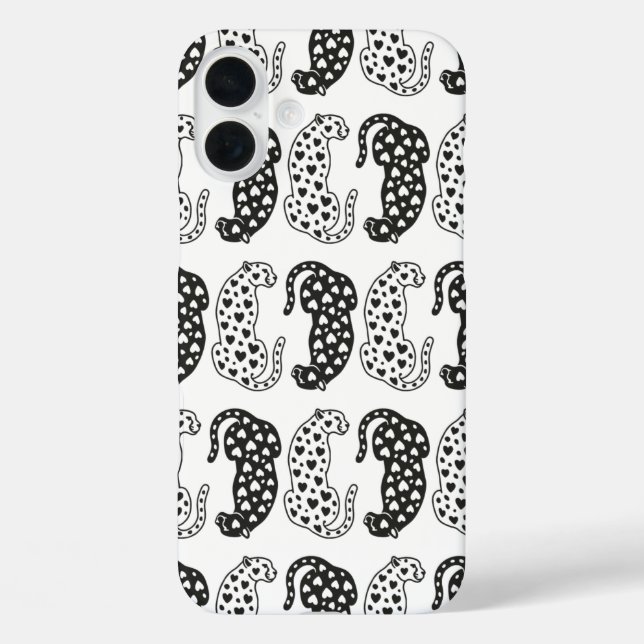 Leopards iPhone 16 Plus Hülle (Rückseite)