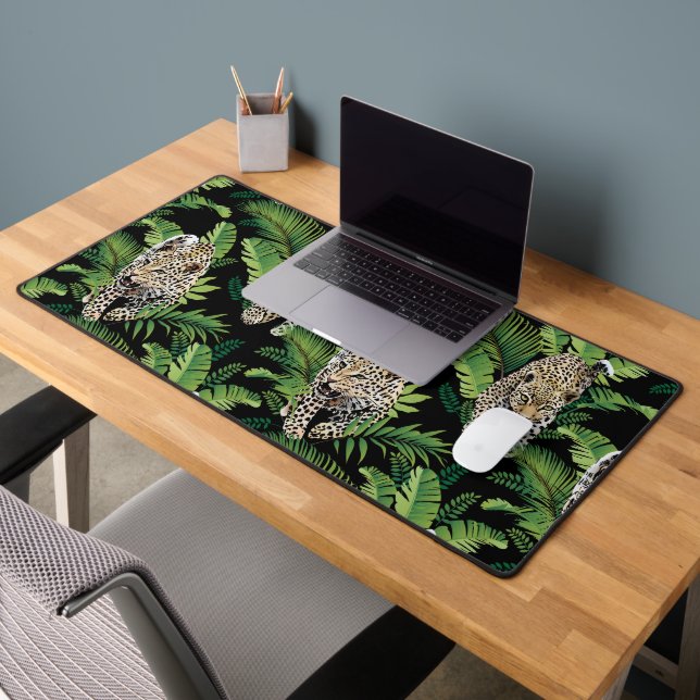Leopards Muster Schreibtischunterlage (Büro 2)