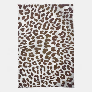 Leopardschokolade Geschirrtuch
