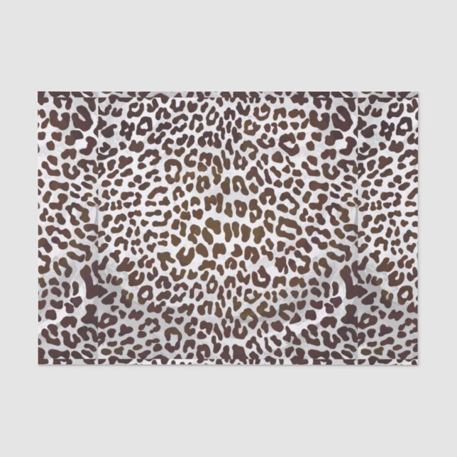 Leopardschokolade Seidenpapier (Vorderseite)