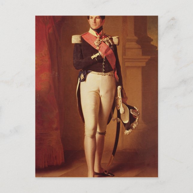 Leopold I. c.1846 Postkarte (Vorderseite)