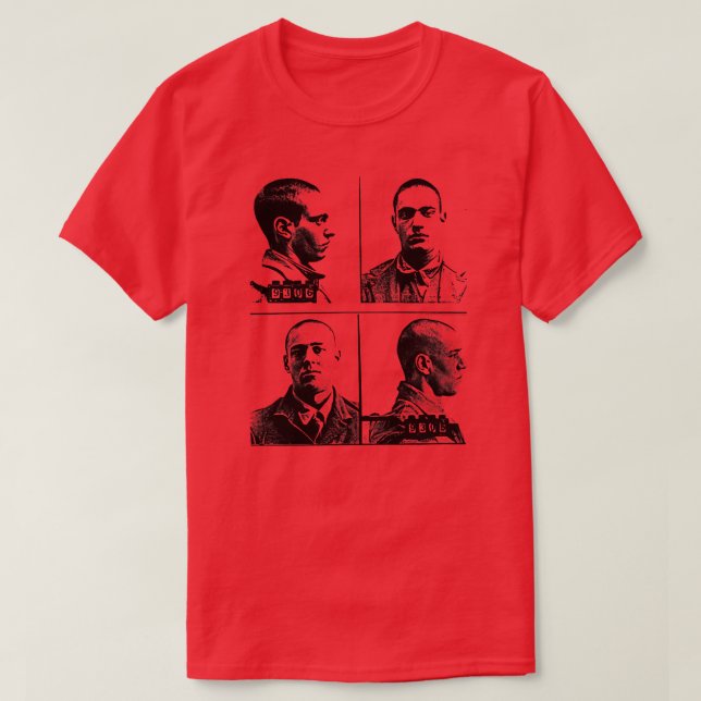 Leopold Loeb Mugshots T-Shirt (Design vorne)