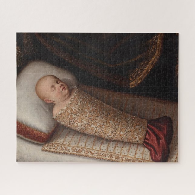 Leopoldo de’ Medici  in swaddling, Ligozzi (Horizontal)