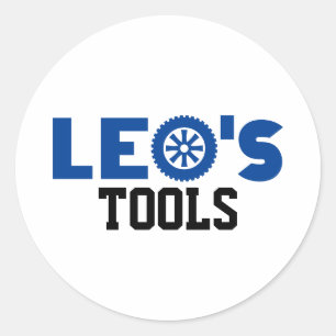 Leo's Tools Classic Round Aufkleber