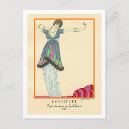 Lepape Art Deco Illustration Postkarte