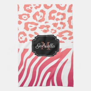 Lepard Print / Zebra Print Geschirrtuch