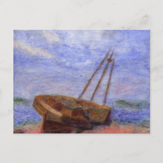 L'épave, carte postale (Devant)