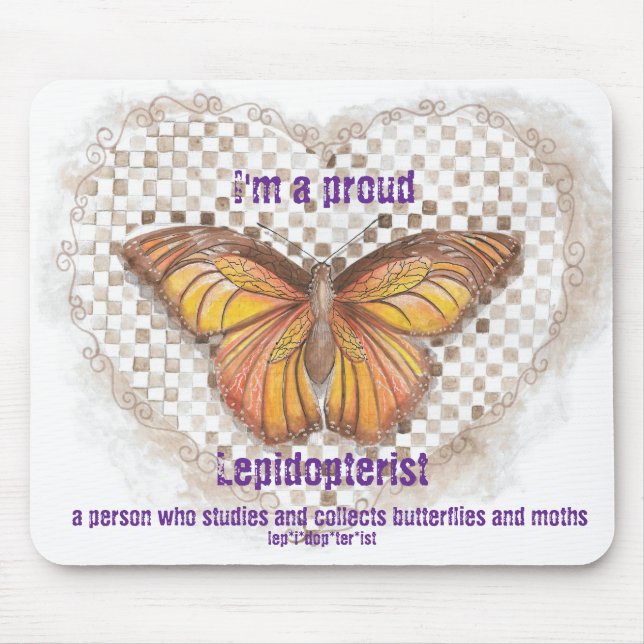 Lepidopterist Mousepad (Vorne)