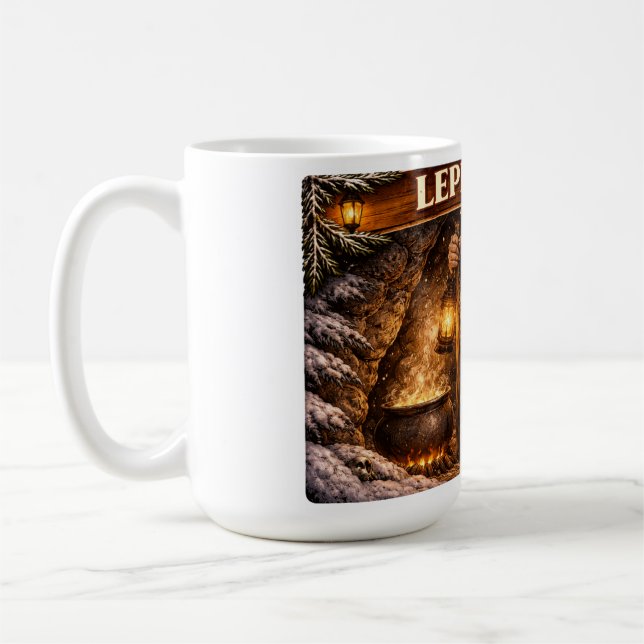Leppaludi Isländischer Yule Lad Kaffeetasse (Links)
