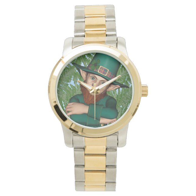 Leprechaun Armbanduhr (Vorderseite)