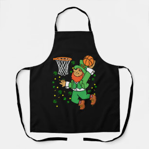Leprechaun Basketball Dunk Saint Patrick Schürze