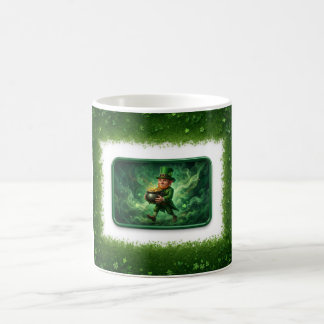 Leprechaun Carrying Pot Of Gold Kaffeetasse