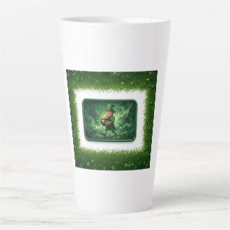Leprechaun Carrying Pot Of Gold Milchtasse